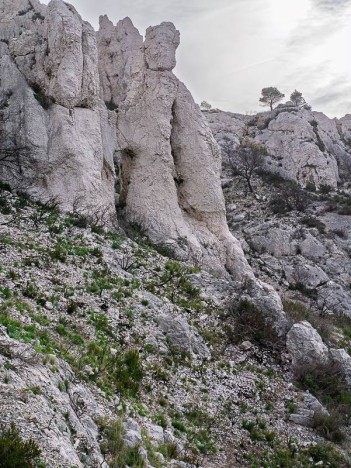 Les Arches des Cailles, versant Ouest