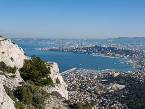 Le point de vue sur Montredon et Marseille