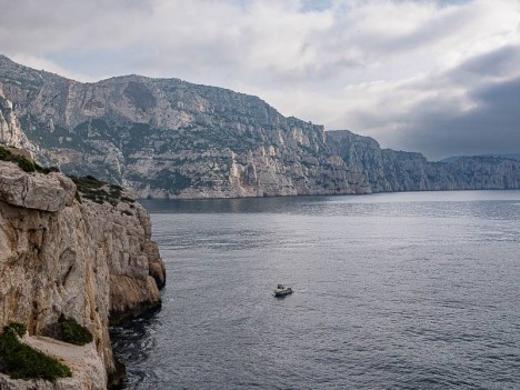 La paroi concave depuis le Cap Morgiou