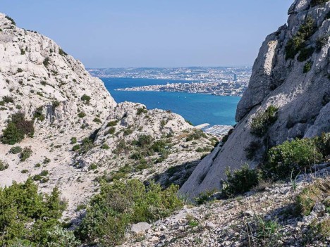 Marseille depuis le Col des Chèvres