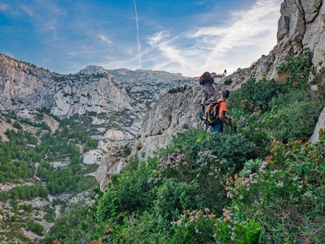 Passage de la Falaise de Morgiou