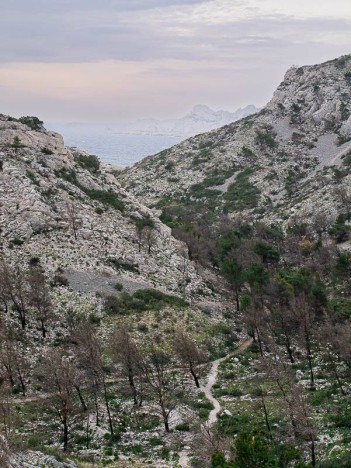 Descente dans le Grand Malvallon