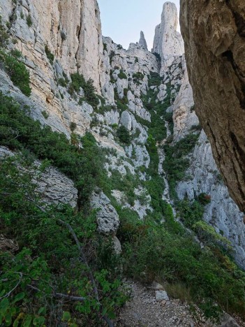 Le raide Couloir du Candelon