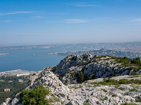 Marseille depuis le Sommet Ouest de l'Homme Mortt