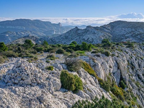 Le Mont Puget depuis le Sommet Ouest de l'Homme Mort
