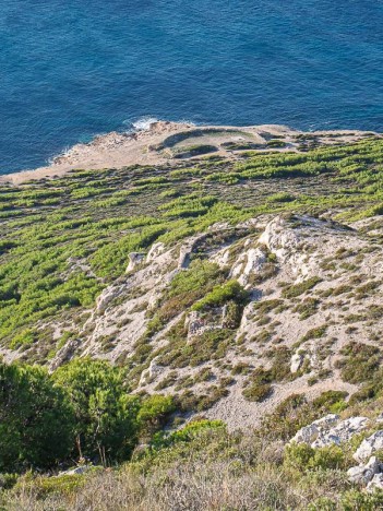 Ruine et batterie du Four de Caux