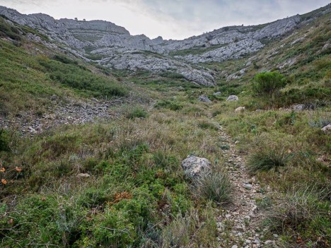 Haut du vallon, accès à la crête du Mont Lantin