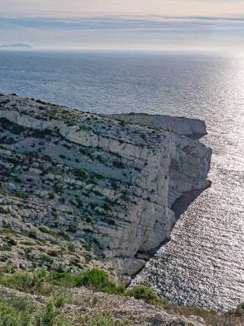 Le Cap Morgiou depuis la crête Morgiou