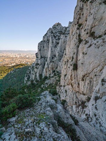 Sortie du Pas de la Cabre