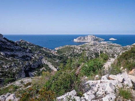 Callelongue, les Goudes et l'Île Maïre