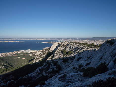 Marseille depuis le Sommet Ouest de l'Homme Mort