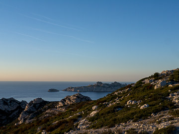 L'Île de Riou depuis le Plan de Miette