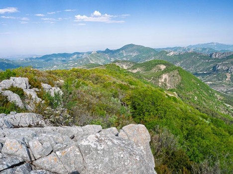 Le Col d'Ey et la crête de Montlaud