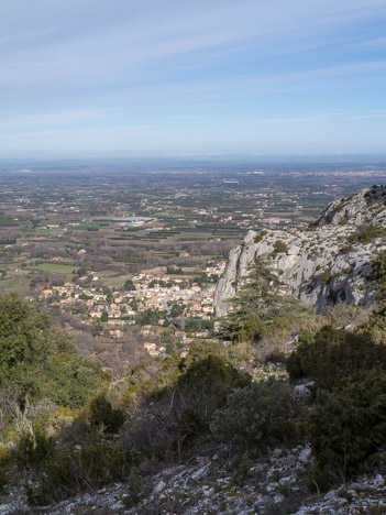 Robion, aval du Vallon de la Brayette