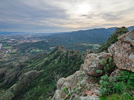 L'arête Est du Rocher de Roquebrune