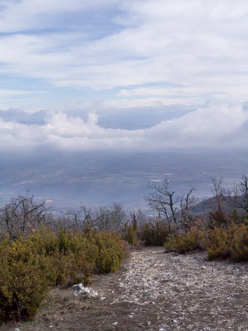 Mourre Nègre, descente du Vallon de Roumi