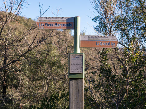 Signalétique, coordonnées GPS