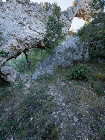 Double arche des Aiguilles de Valbelle