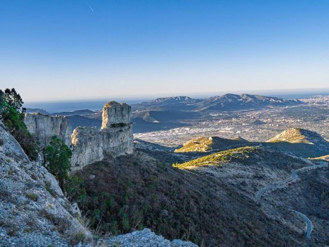 La crête des Dents de Roque Forcade