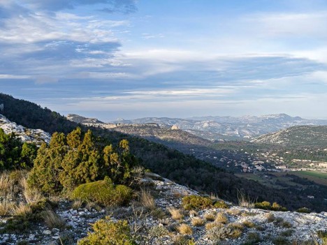 La crête de la Sainte Baume