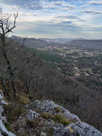 Passage escarpé de l'itinéraire direct, dit de la Mine, Pointe de Brancaille
