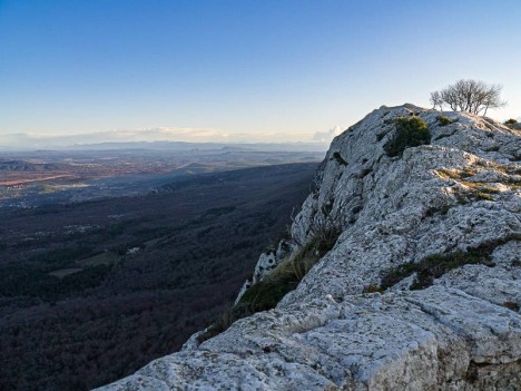 Crête vers la chapelle du Saint-Pilon