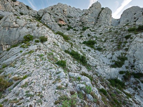 Passage d'escalade aménagé du Col de Saint-Ser