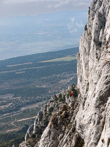 Escalade au Baù des Vespres, Montagne Sainte-Victoire