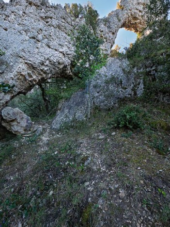 Double arche des Aiguilles de Valbelle