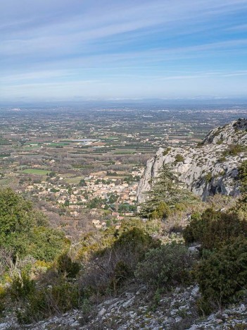 Robion, aval du Vallon de la Brayette