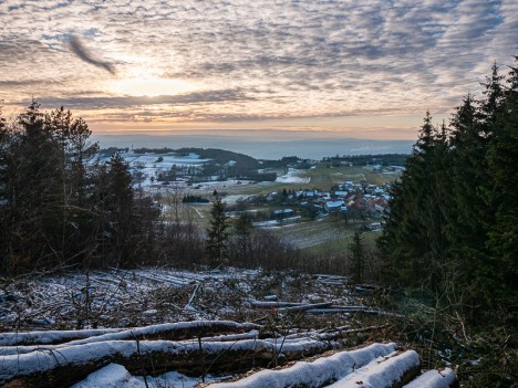 Au Bornet, hameau de Saint-Maurice-de-Rotherens, janv. 2019