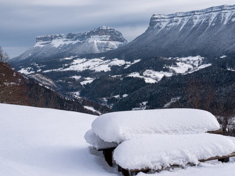 Mont Granier et Pinet, janv. 2015