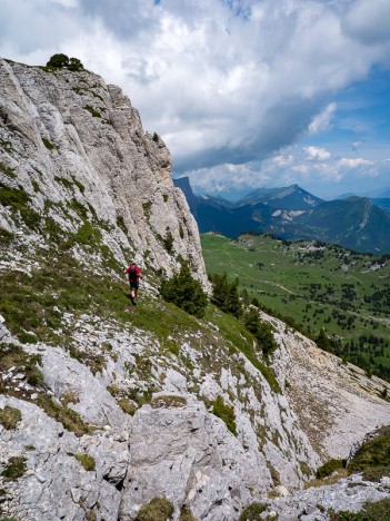 Descente du Grand Pas, mai 2012