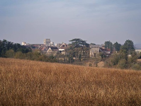 L'enceinte du château qui abrite la Ville