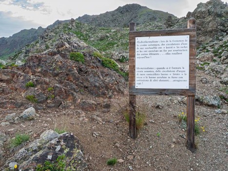 Sentier géologique du Chenaillet
