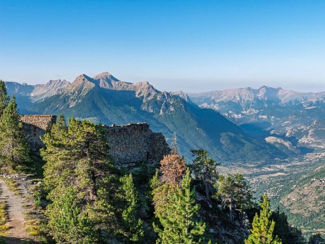 Faubourg de Briançon dans la Vallée de la Durance