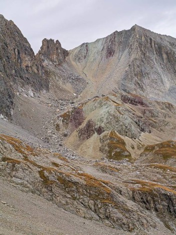 Versant sud de la Pointe des Cerces