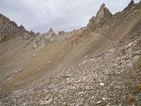 Versant Sud du Col des Béraudes
