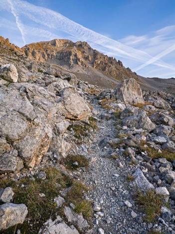 Lever de soleil sur le Grand Aréa (Cerces)