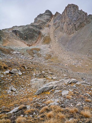 Couloir Sud Est du Pic de la Moulinière
