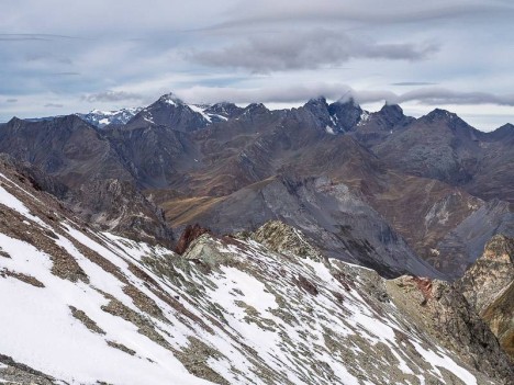 L'Aiguille du Goléon et les Aiguilles d'Arves