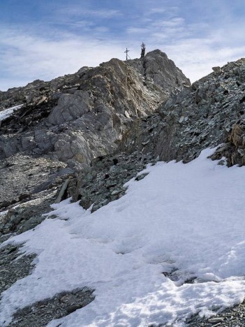 Le sommet de la Pointe des Cerces