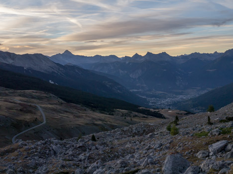 Briançon et le Pic de Roquebrune