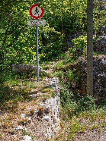 Interdit aux piétons