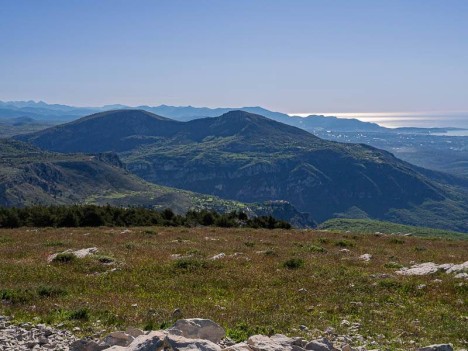 Le Puy de Tourrettes et le Pic des Courmettes depuis le Haut Montet