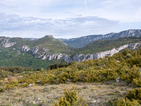 Le Castellaras depuis la Colle Basse