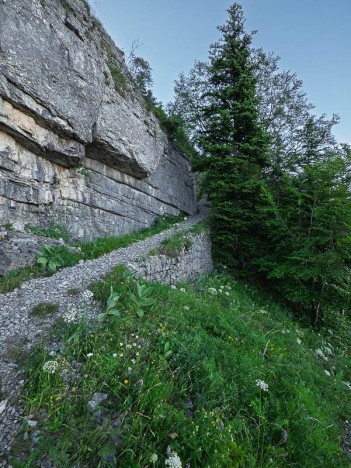 Passage du ranc rocheux