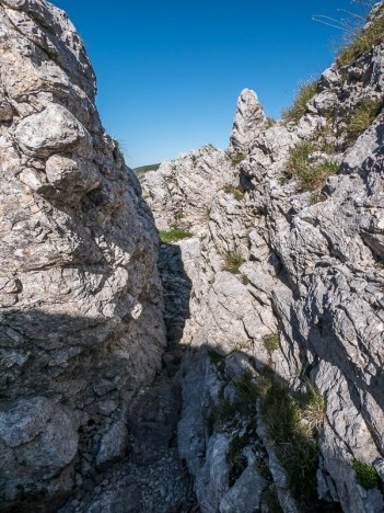 Accès à la croix du Rognon