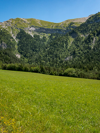 L'Aiguille et le cirque de l'Hirondelle