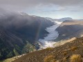 Arc-en-ciel et mer de nuage sur la Romanche